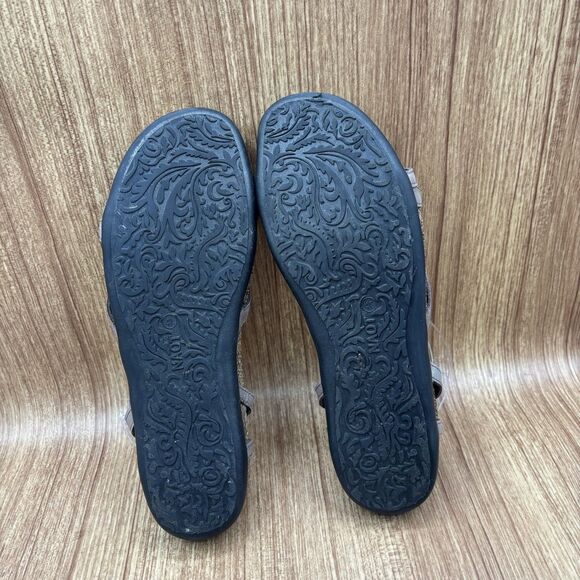 NAOT  Sz 10 (41)  Leather Dorith Metallic Strappy Comfort Walking Sandals - Picture 6 of 7